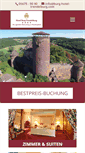 Mobile Screenshot of burg-hotel-trendelburg.com